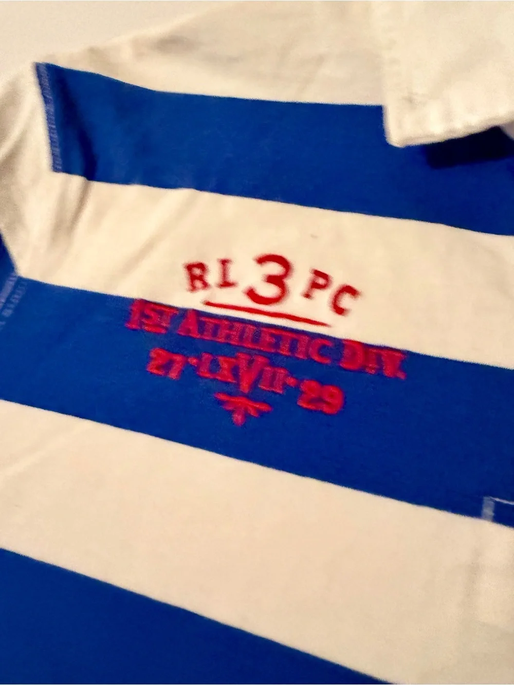Polo Ralph Lauren RLPC 1947 Cotton Twill Rugby Shirt Men’s L Large New NWT